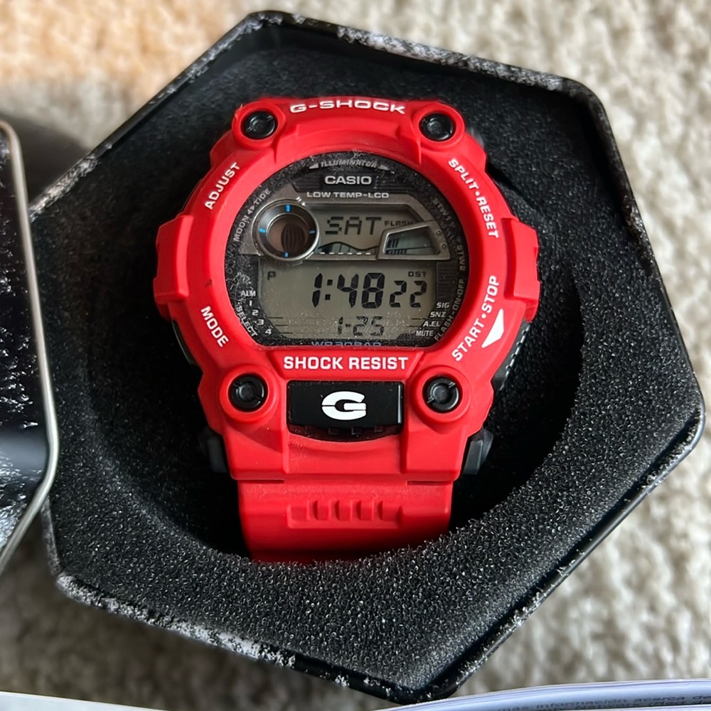 EUC Casio Men's G7900A-4 G-Shock Rescue Red Digital Sport Watch